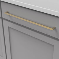 Skylight Collection Pull 18'' cc Brushed Golden Brass Finish HH075337-BGB