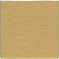 Skylight Collection Knob 1-1/4'' Square Brushed Golden Brass Finish HH075341-BGB
