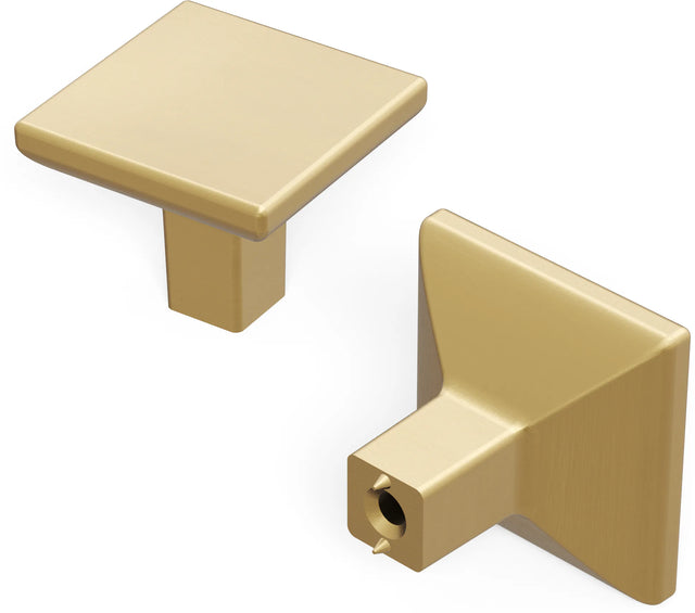 Skylight Collection Knob 1-1/4'' Square Champagne Bronze Finish HH075341-CBZ