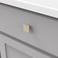 Skylight Collection Knob 1-1/4'' Square Champagne Bronze Finish HH075341-CBZ