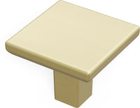 Skylight Collection Knob 1-1/4'' Square Elusive Golden Nickel Finish HH075341-EGN