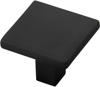 Skylight Collection Knob 1-1/4'' Square Matte Black Finish HH075341-MB