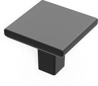 Skylight Collection Knob 1-1/4'' Square Matte Black Finish HH075341-MB