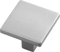 Skylight Collection Knob 1-1/4'' Square Stainless Steel Finish HH075341-SS