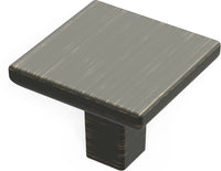Skylight Collection Knob 1-1/4'' Square Vintage Bronze Finish HH075341-VB