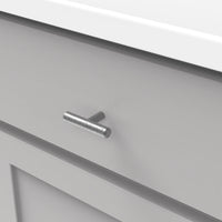 Bar Pulls Collection T-Knob 2-3/8'' x 1/2'' Brushed Black Nickel Finish HH075591-BBLN