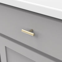 Bar Pulls Collection T-Knob 2-3/8'' x 1/2'' Champagne Bronze Finish HH075591-CBZ
