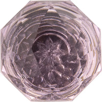 Crystal Palace Collection Knob 1-1/4'' Diameter Glass with Chrome Finish HH075854-GLCH