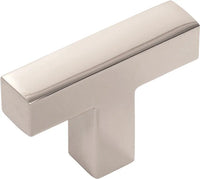 Skylight Collection T-Knob 1-5/8'' x 3/8'' Polished Nickel Finish HH079668-14