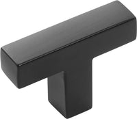 Skylight Collection T-Knob 1-5/8'' x 3/8'' Matte Black Finish HH079668-MB