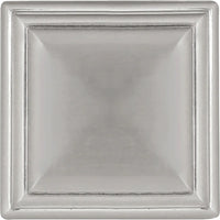 Somerset Collection Knob 1-1/16'' Square Satin Nickel Finish HH74554-SN