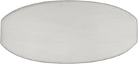 Wisteria Collection Knob 1-7/16'' x 11/16'' Satin Nickel Finish HH74641-SN