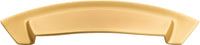 Velocity Collection Cup Pull 3'' & 3-3/4'' cc Flat Ultra Brass Finish HH74642-FUB