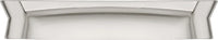 Wisteria Collection Cup Pull 3'' & 3-3/4'' cc Satin Nickel Finish HH74671-SN