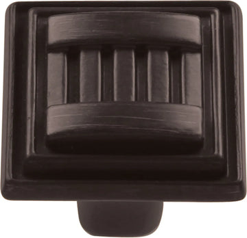 Sydney Collection Knob 1-1/16'' Square Vintage Bronze Finish HH74679-VB