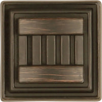 Sydney Collection Knob 1-1/16'' Square Vintage Bronze Finish HH74679-VB