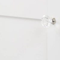 Crystal Palace Collection Knob 1-1/4'' Diameter Crysacrylic with Polished Nickel Finish HH74689-CA14