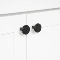 Karat Collection Knob 1-1/4'' Diameter Matte Black Finish H077839MB
