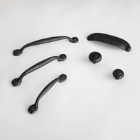 Refined Rustic Collection Appliance Pull 8'' cc Black Iron Finish P3006-BI