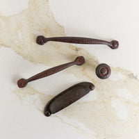 Refined Rustic Collection Pull 7-9/16'' cc Rustic Iron Finish P2996-RI