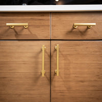 Woodward Collection Pull 6-5/16'' cc Brushed Golden Brass Finish H077883BGB