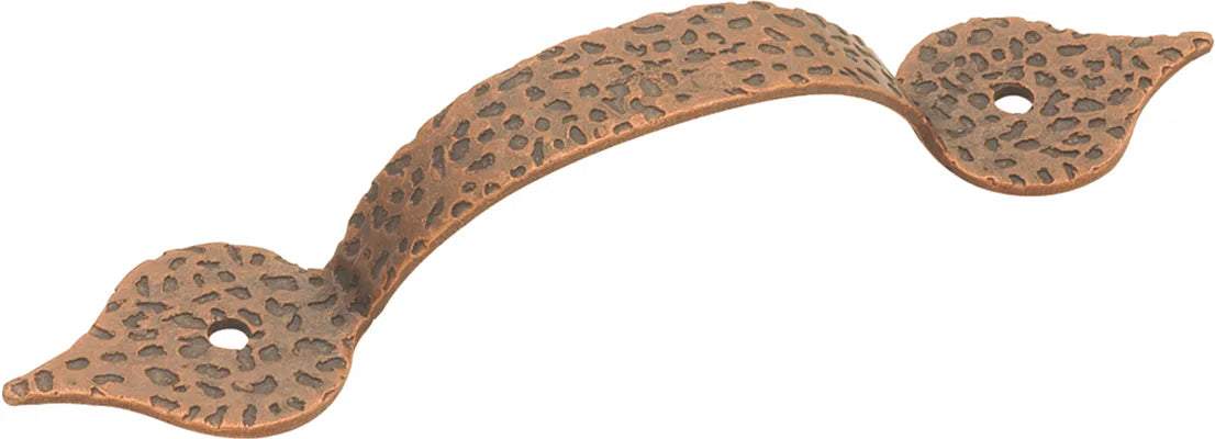 Southwest Lodge Collection Pull 3-1/4'' cc Antique Copper Finish P101-AC