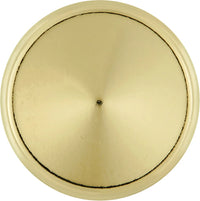 Metropolis Collection Knob 1-1/2'' Diameter Polished Brass Finish P114-3