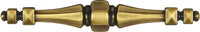 Cavalier Collection Pull 4-1/4'' cc Antique Brass Finish P132-AB