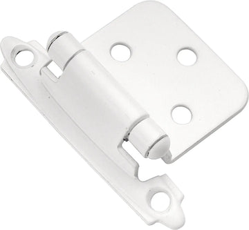 Hinge Flush Surface Face Frame Self-Close White Finish P144-W