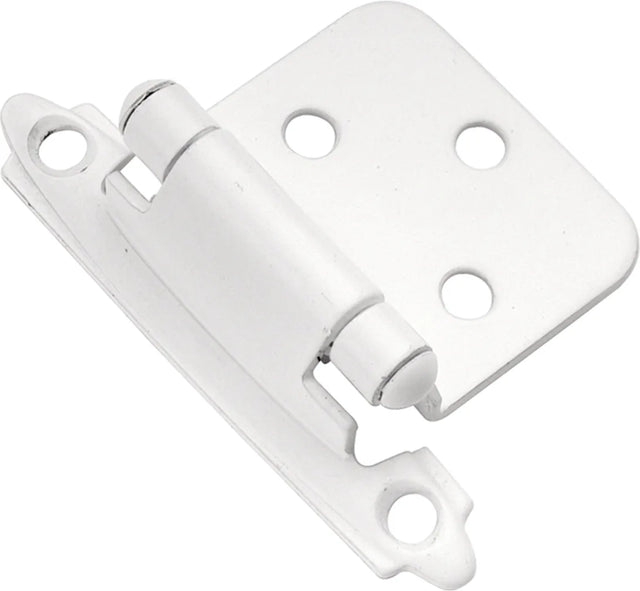Hinge Flush Surface Face Frame Self-Close White Finish P144-W