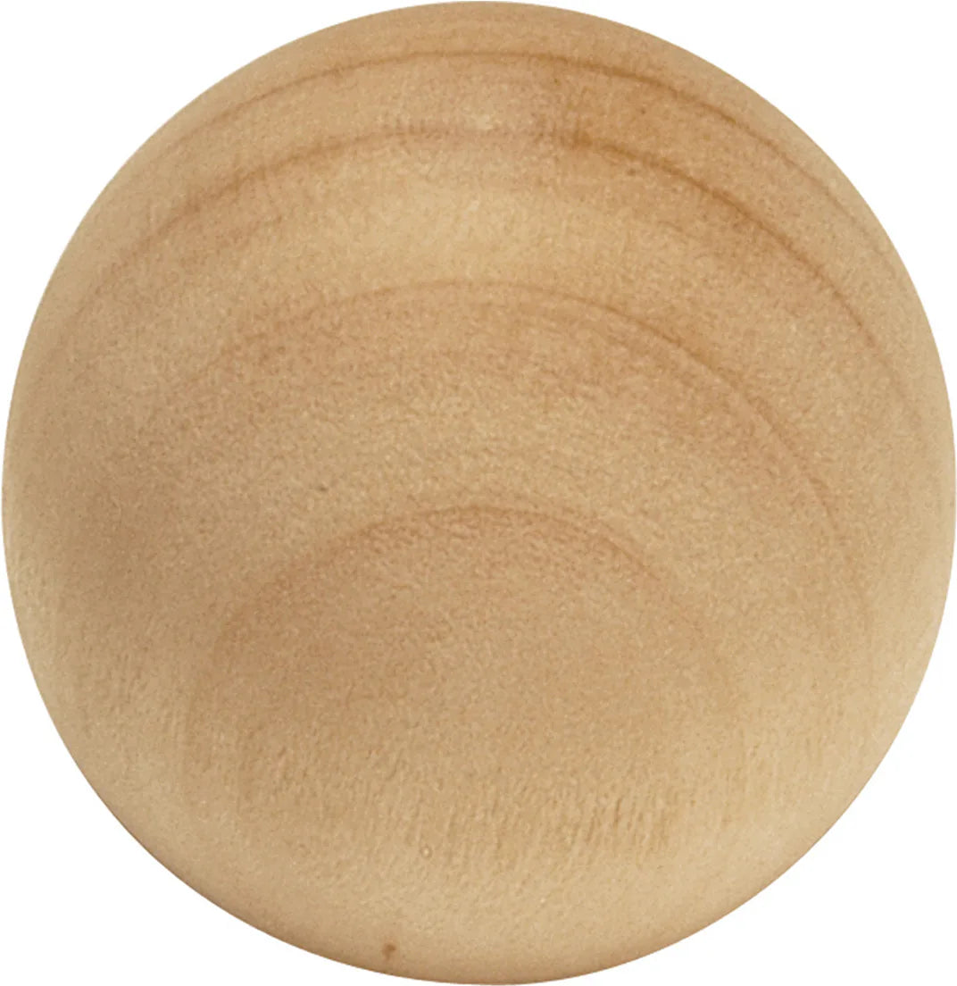 Natural Woodcraft Collection Knob 1-1/4'' Diameter Unfinished Wood Finish P180-UW