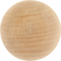 Natural Woodcraft Collection Knob 1-1/4'' Diameter Unfinished Wood Finish P180-UW