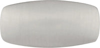 Metropolis Collection Knob Oval 1-7/16'' x 3/4'' Stainless Steel Finish P208-SS