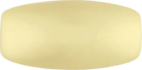 Metropolis Collection Knob Oval 1-7/16'' x 3/4'' Ultra Brass Finish P208-UB