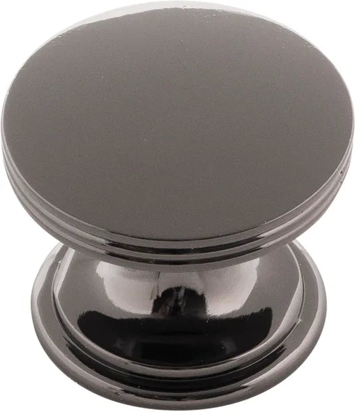 American Diner Collection Knob 1-3/8'' Diameter Black Nickel Finish P2142-BLN