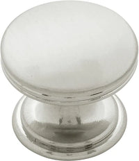 American Diner Collection Knob 1-3/8'' Diameter Satin Nickel Finish P2142-SN