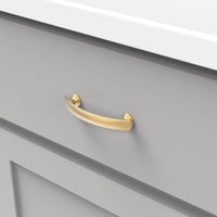 American Diner Collection Pull 3'' cc Brushed Golden Brass Finish P2143-BGB