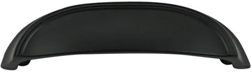 American Diner Collection Cup Pull 3'' & 3-3/4'' cc Matte Black Finish P2144-MB