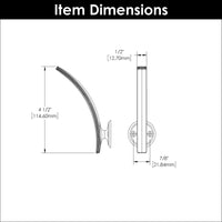 American Diner Collection Signature Hook 7/8'' cc Chrome Finish P2145-CH