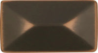 Bungalow Collection Knob 1-1/4'' x 11/16'' Oil-Rubbed Bronze Highlighted Finish P2150-OBH