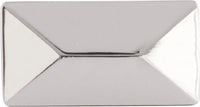 Bungalow Collection Knob 1-3/4'' x 15/16'' Polished Nickel Finish P2151-14