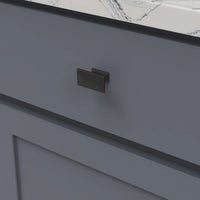 Bungalow Collection Knob 1-3/4'' x 15/16'' Oil-Rubbed Bronze Highlighted Finish P2151-OBH