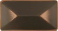 Bungalow Collection Knob 1-3/4'' x 15/16'' Oil-Rubbed Bronze Highlighted Finish P2151-OBH