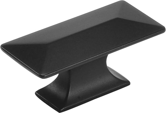 Bungalow Collection Knob 2-5/16'' x 1-1/16'' Matte Black Finish P2152-MB