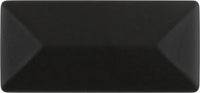 Bungalow Collection Knob 2-5/16'' x 1-1/16'' Matte Black Finish P2152-MB