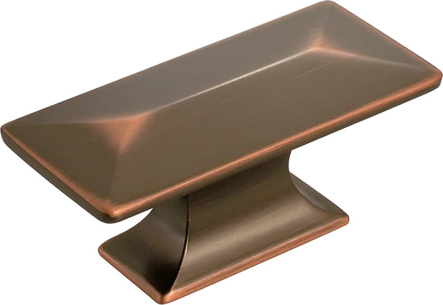 Bungalow Collection Knob 2-5/16'' x 1-1/16'' Oil-Rubbed Bronze Highlighted Finish P2152-OBH