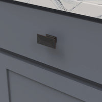 Bungalow Collection Knob 2-5/16'' x 1-1/16'' Oil-Rubbed Bronze Highlighted Finish P2152-OBH