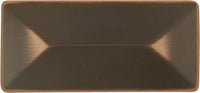 Bungalow Collection Knob 2-5/16'' x 1-1/16'' Oil-Rubbed Bronze Highlighted Finish P2152-OBH
