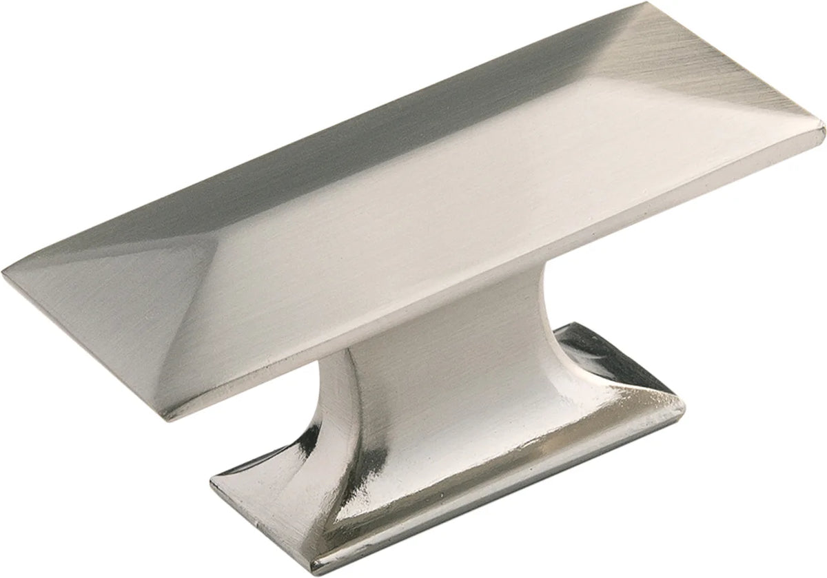 Bungalow Collection Knob 2-5/16'' x 1-1/16'' Satin Nickel Finish P2152-SN