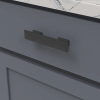 Bungalow Collection Pull 3'' & 3-3/4'' cc Matte Black Finish P2153-MB